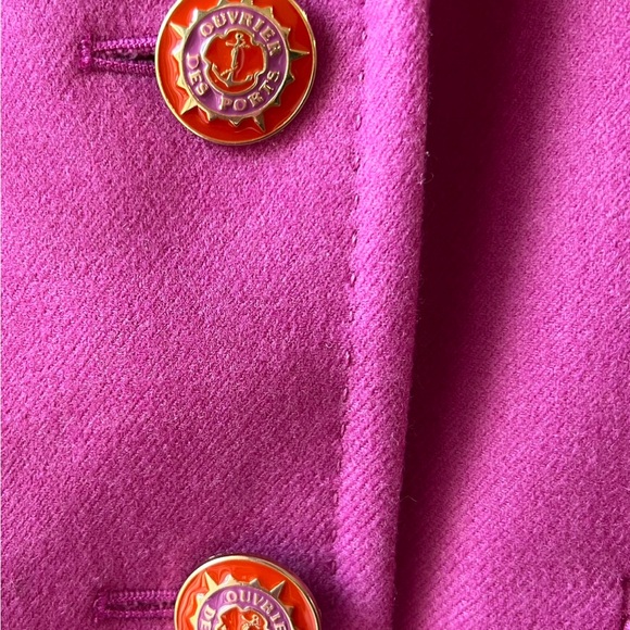 J Crew Collection Pink 100% Wool Jacket - Picture 11 of 16